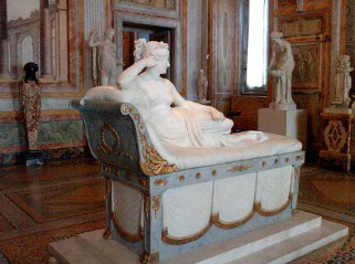 A.Canova - Paolina Borghese jako Wenus zwycięska