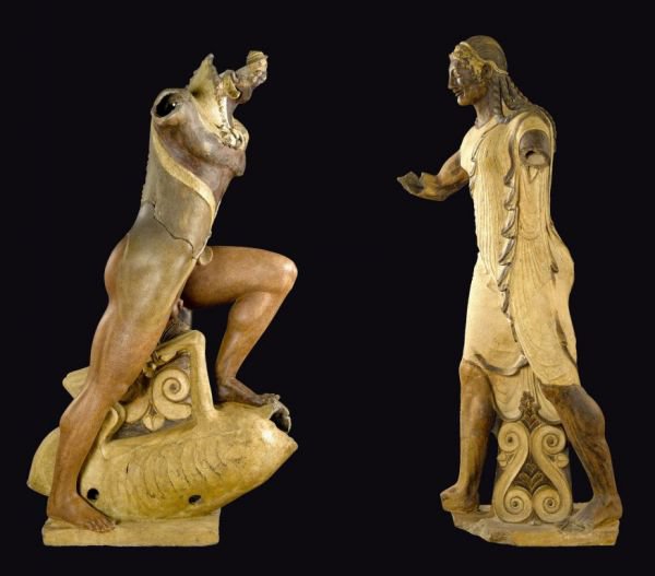 Apollo i Herakles z Wejów, VI w. p.n.e.