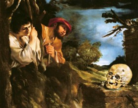 Guercino, Et in Arcadia Ego Guercino, Et in Arcadia Ego