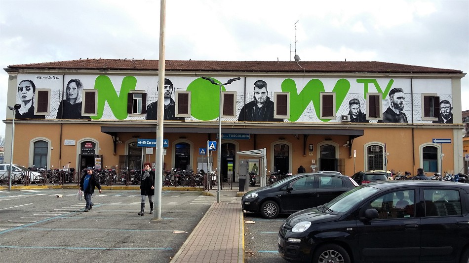 Maupal (Maurizio Pallotta, IT), Gomorra, 2018 - dworzec Tuscolana