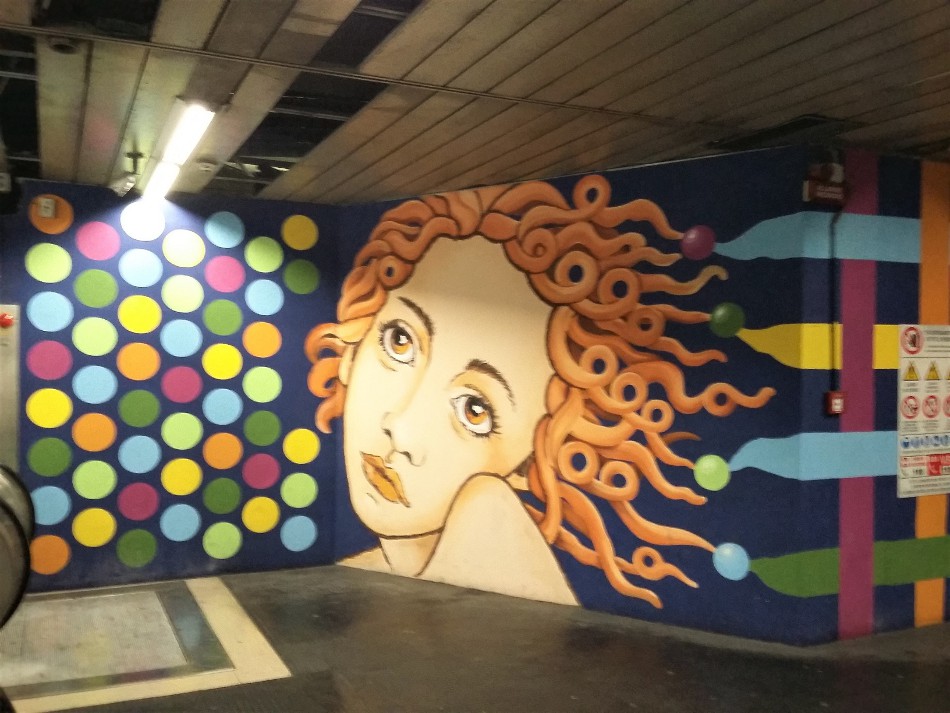 Tina Loiodice (IT),  2017 - metro San Giovanni