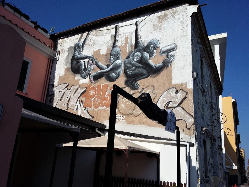 Groove (Riccardo Martinelli IT), Szympansy - via Ostiense, 122
