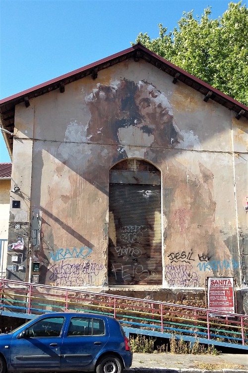 Borondo (E), Figury antropomorficzne - via Ostiense