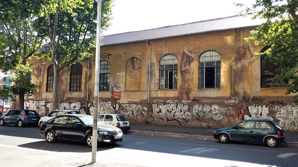 Borondo (E), Figury antropomorficzne - via Ostiense