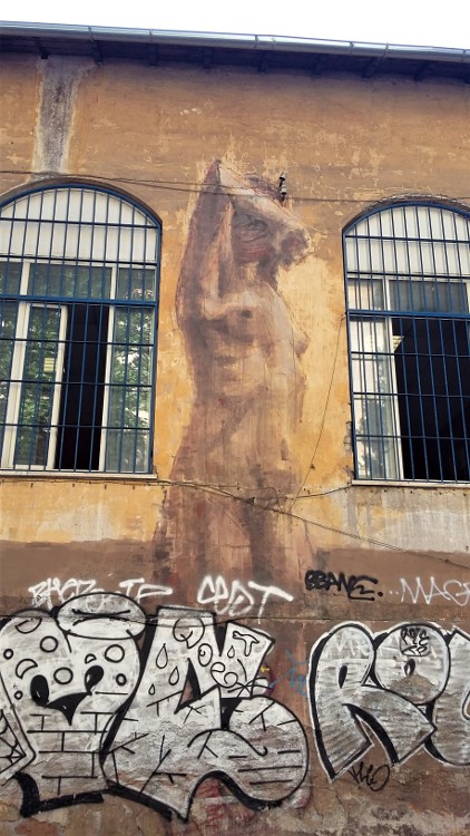 Borondo (E), Figury antropomorficzne - via Ostiense