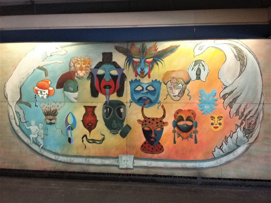 Uczniowie szkół Rzymu i Atlanty, The masks we wear, 2007