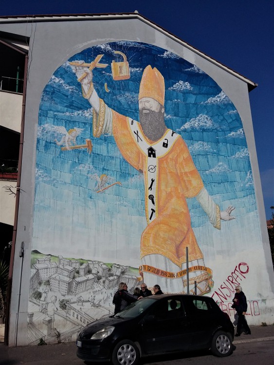Blu (It), San Basilio wyzwoliciel, 2014 - via Recanati