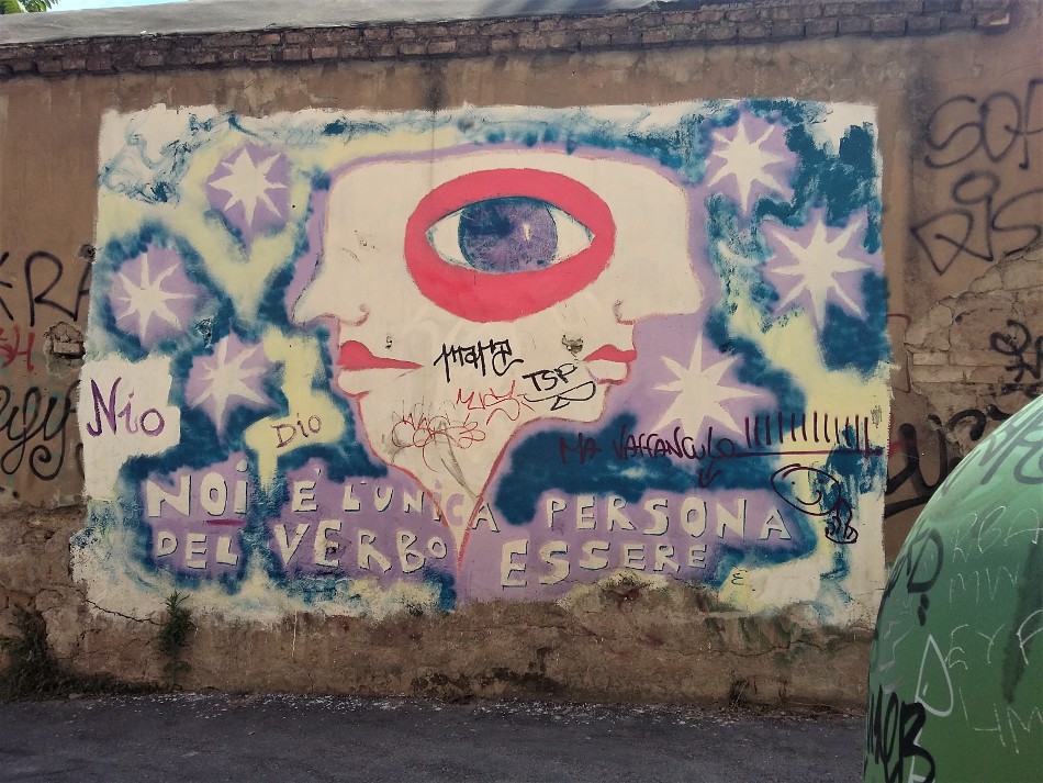 Anonim, My jest jedyną osobą odmiany czasownika być - via dei Lucani